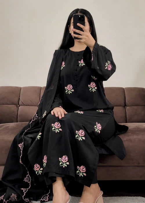HANILA  Embroidered 3PC Suit