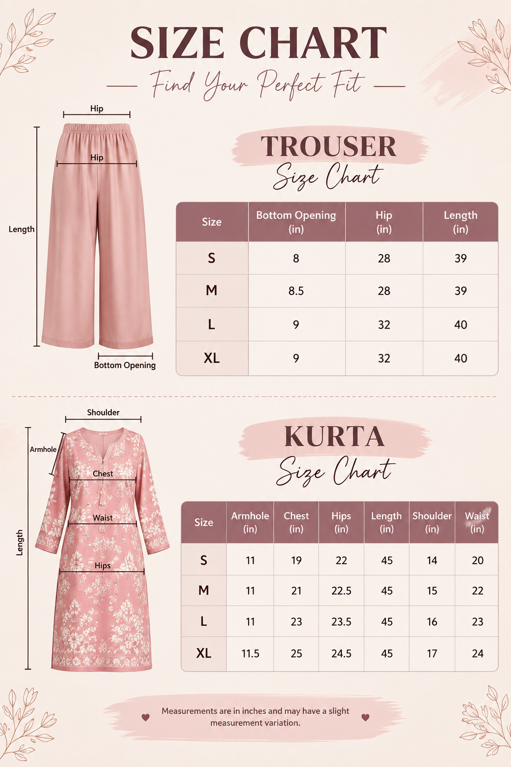 Size guide